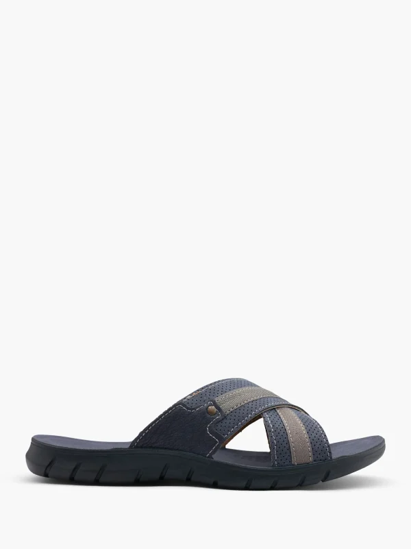 Outlet Memphis One Ciabatta aperta dietro Blu