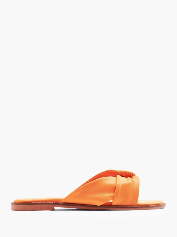 Best Sale Vero Moda Ciabatta aperta dietro Giallo