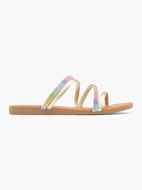 Shop Catwalk Ciabatta aperta dietro Multicolore
