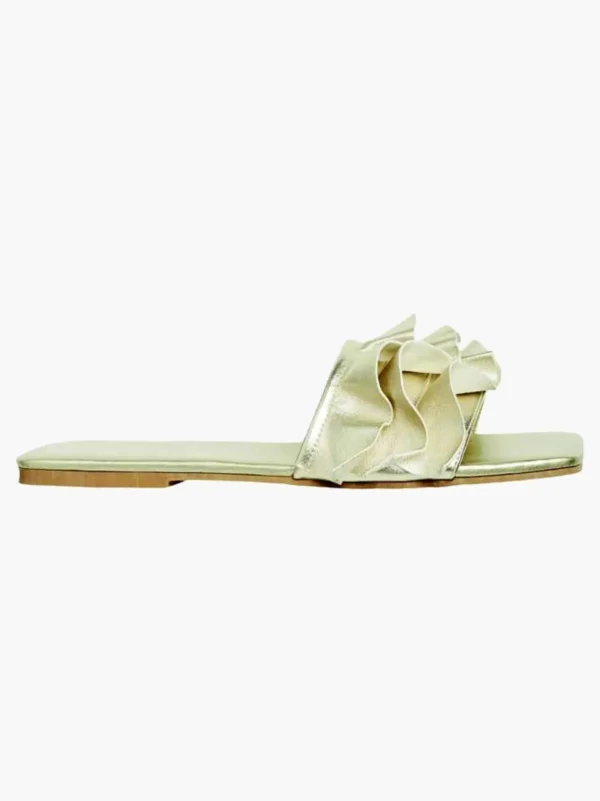 Best Vero Moda Ciabatta aperta dietro Oro