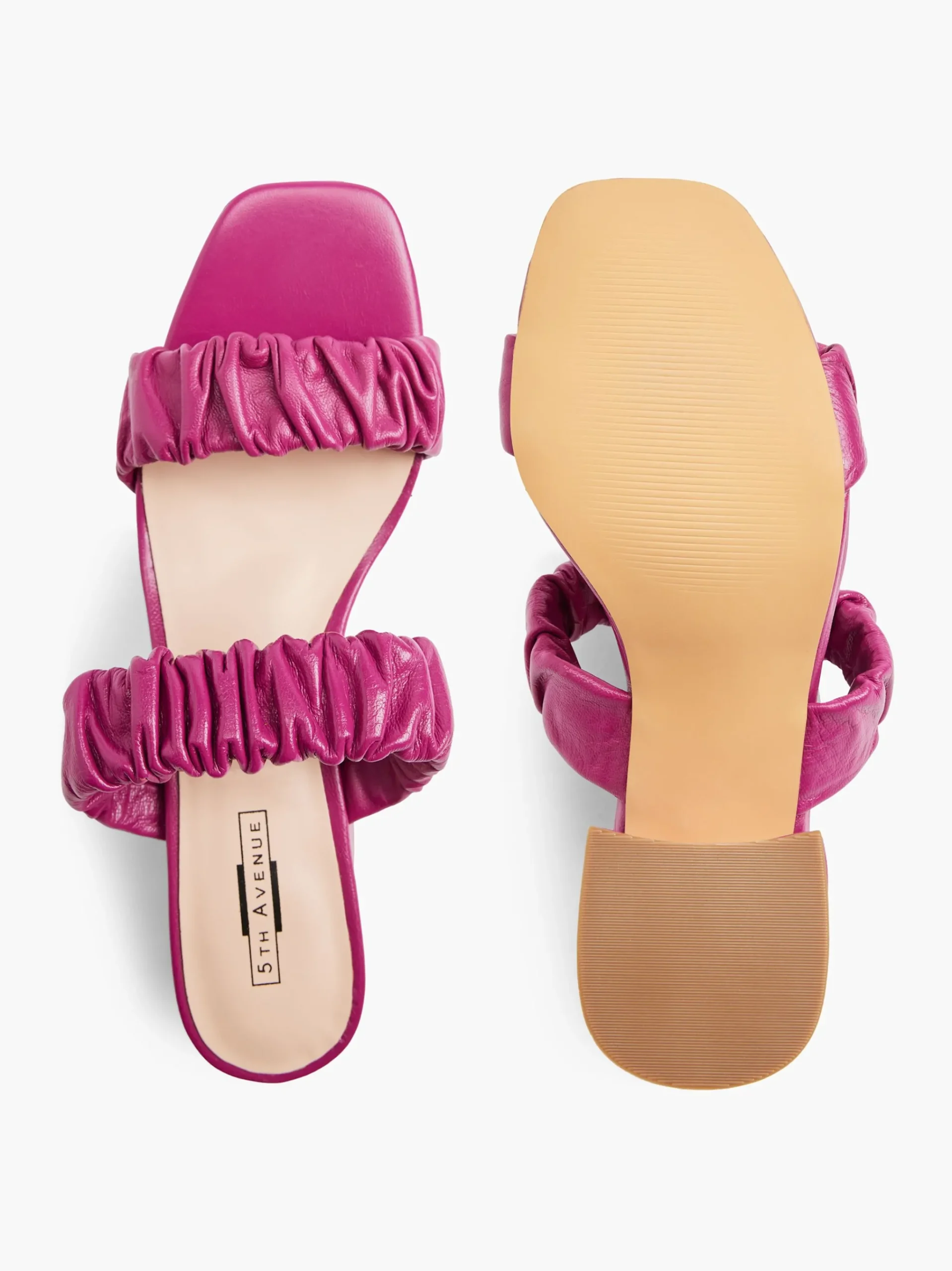 Discount 5th Avenue Ciabatta aperta dietro Fucsia