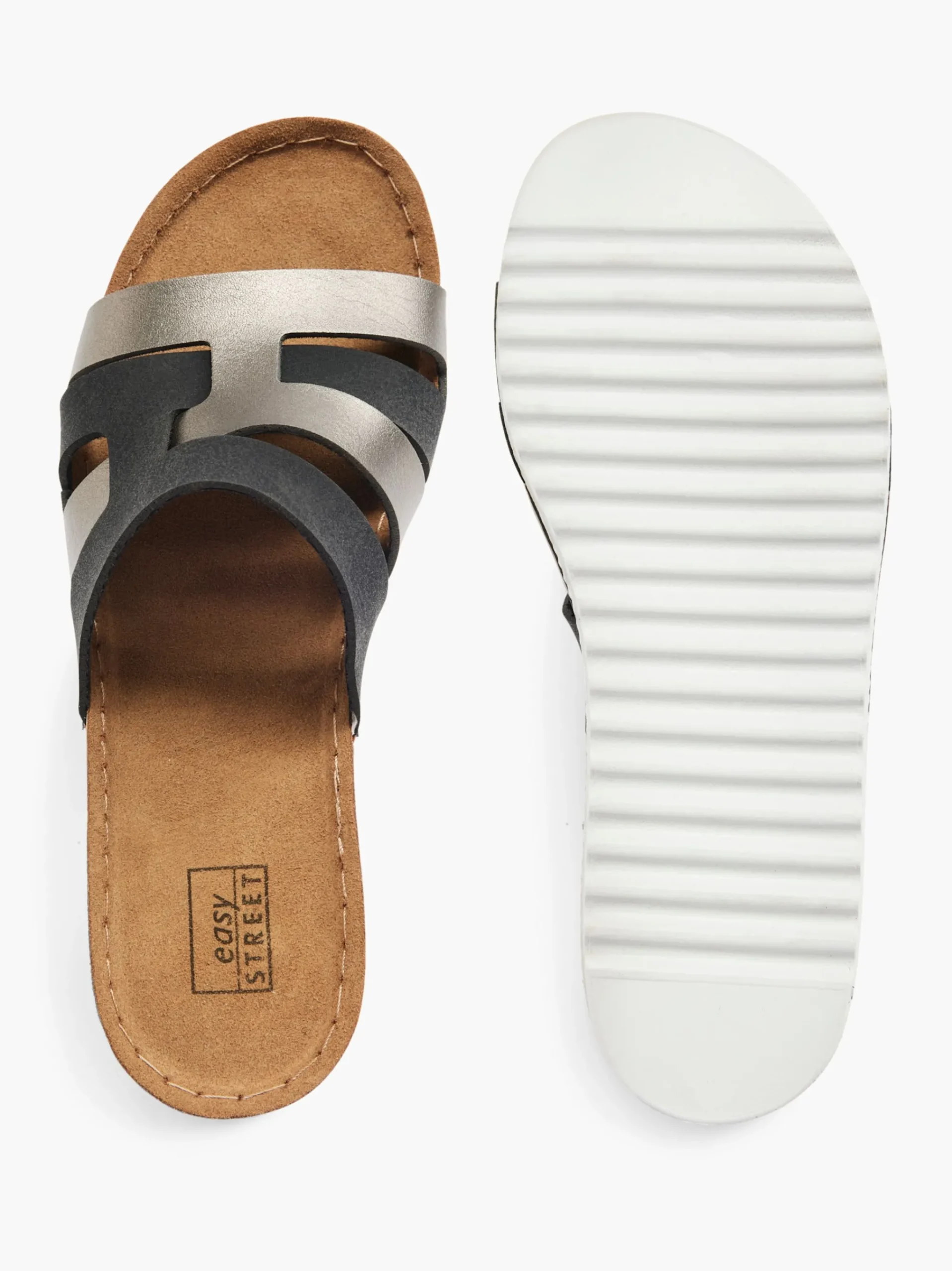 Online Easy Street Ciabatta aperta dietro Nero