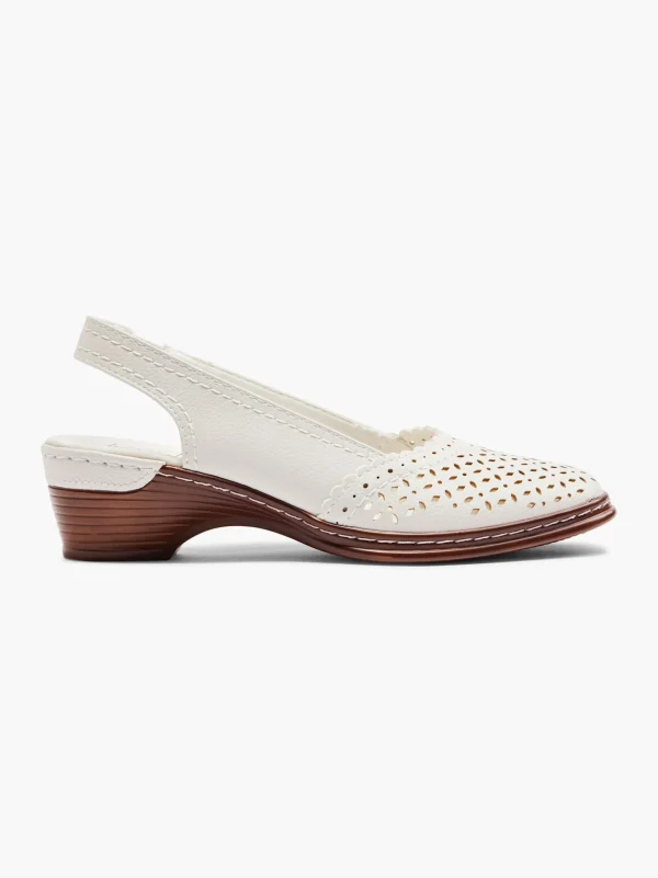 Cheap Easy Street Décolleté con cinturino Bianco