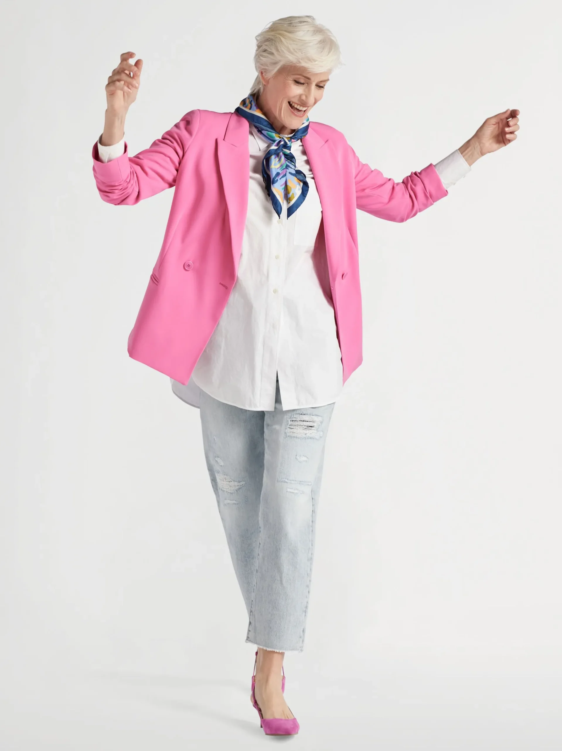 Discount 5th Avenue Décolleté con cinturino Fucsia