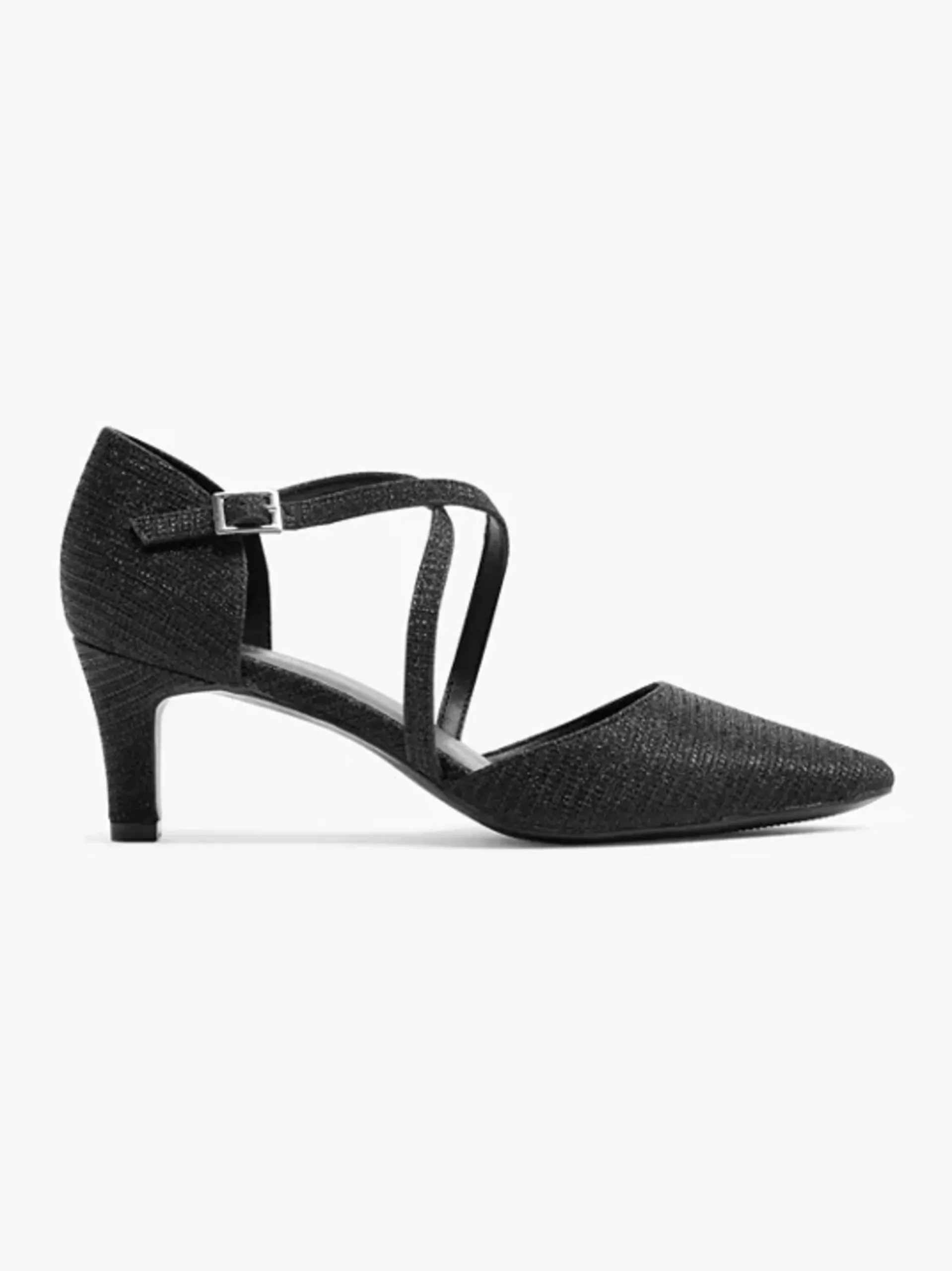 Online Catwalk Décolleté con fibbia Nero