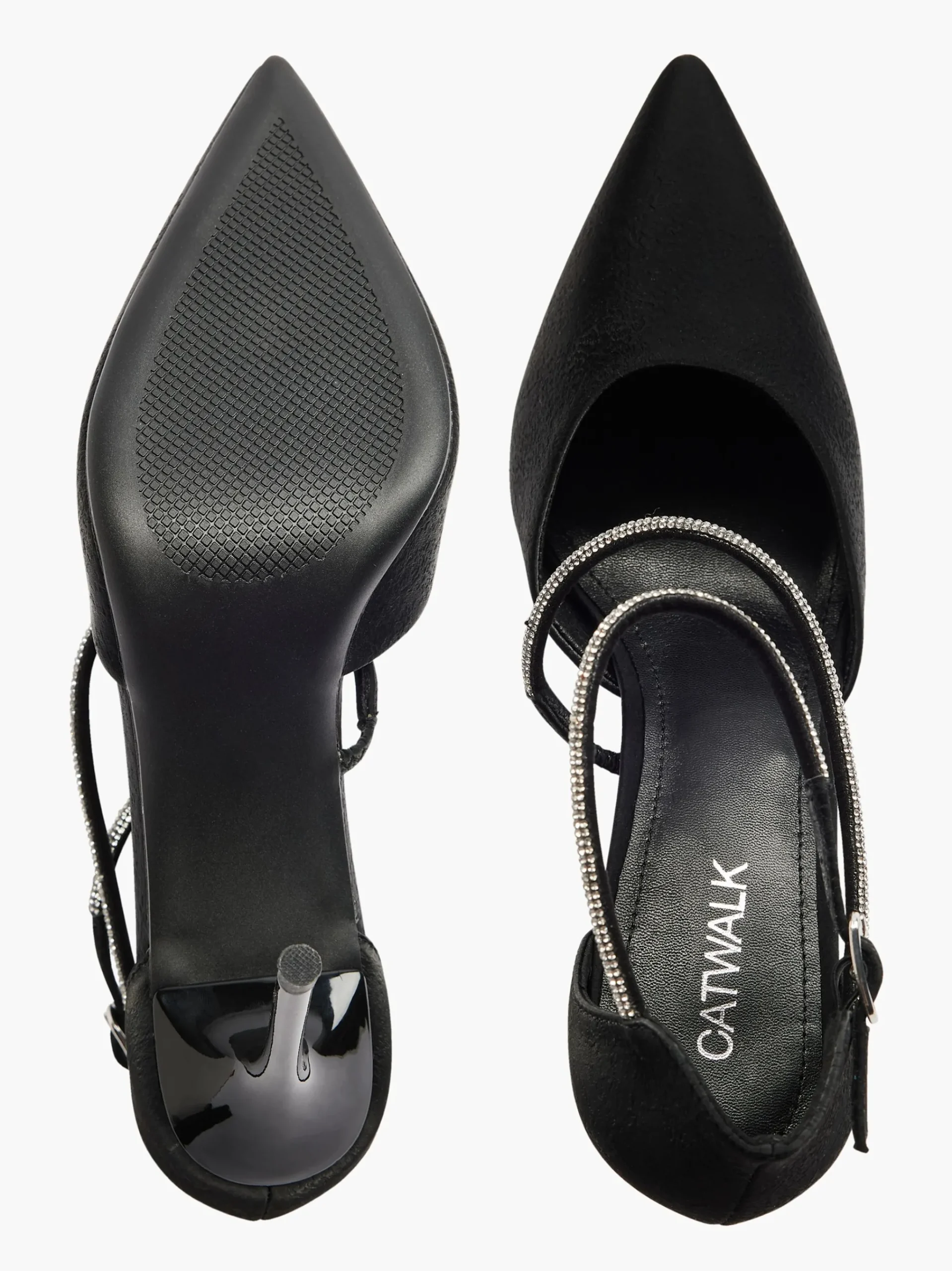 Discount Catwalk Décolleté con fibbia Nero