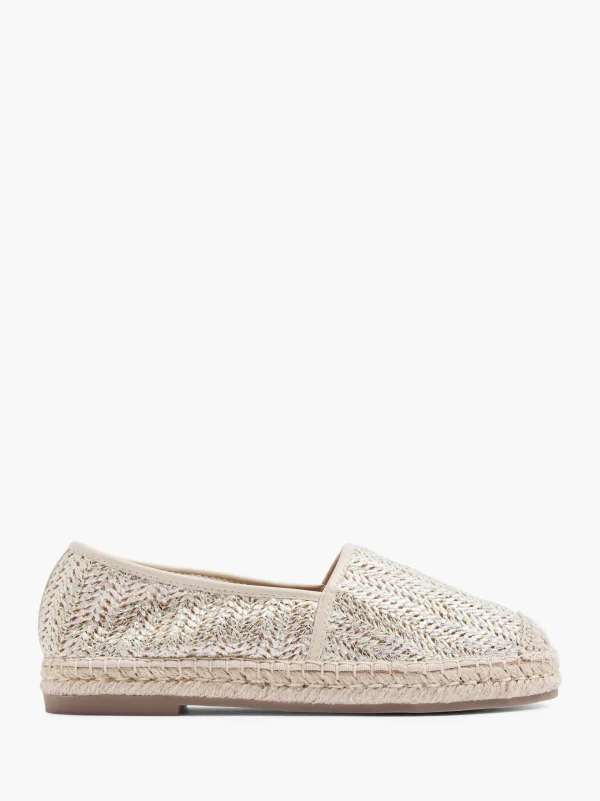 New Graceland Espadrilla Argento