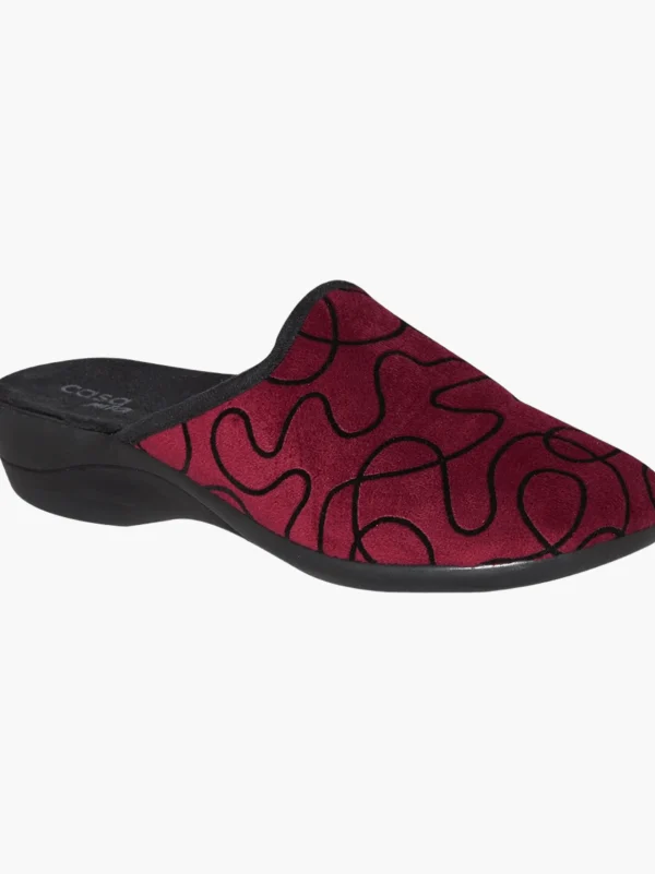 Flash Sale Casa mia Pantofola da casa Rosso