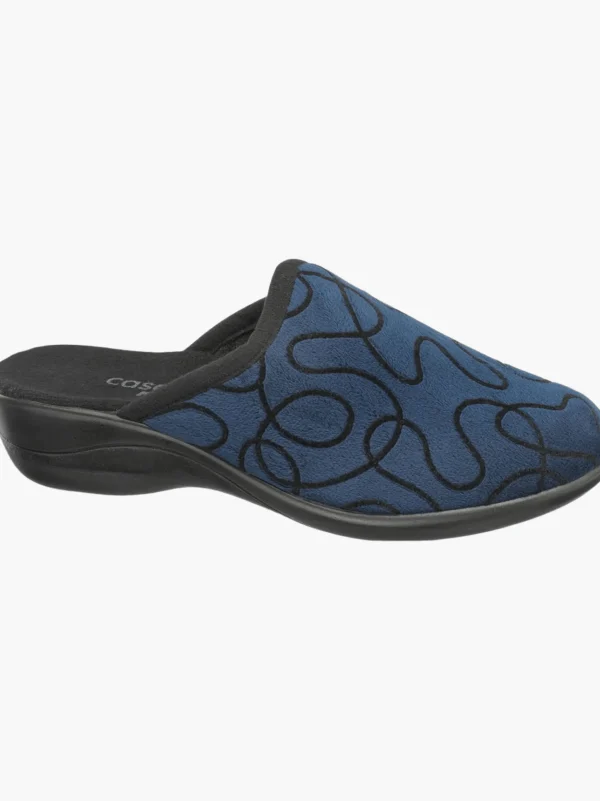 Cheap Casa mia Pantofola da casa Blu