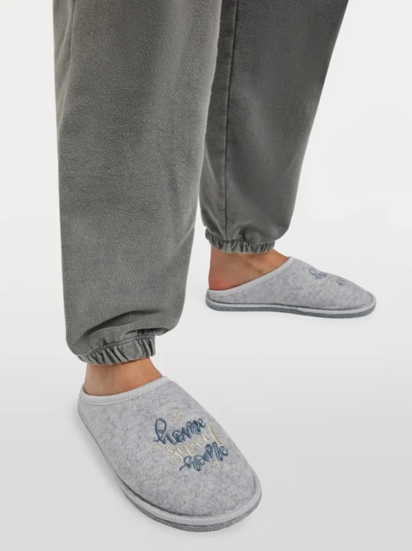 Fashion Casa mia Pantofola da casa Grigio