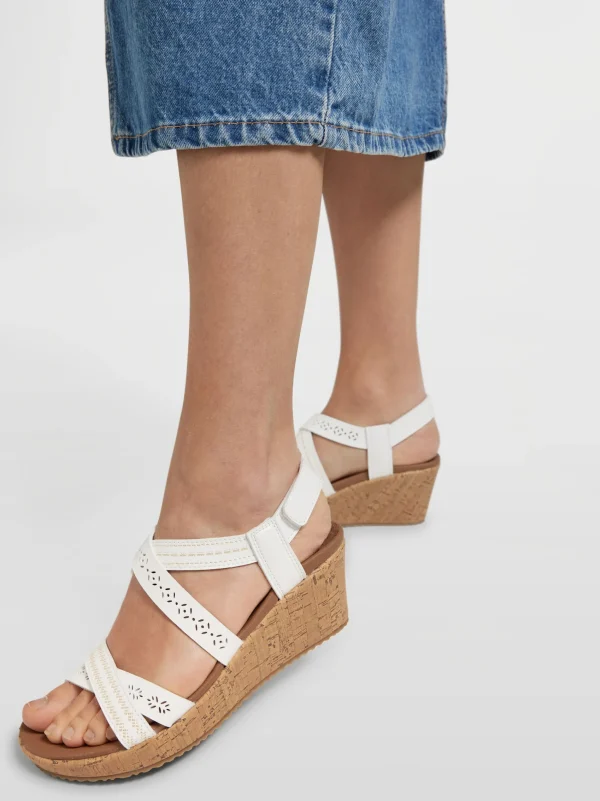 Cheap Skechers Sandalo Bianco