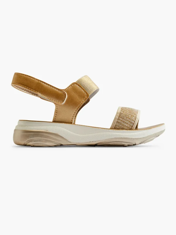 Shop Claudia Ghizzani Sandalo Oro