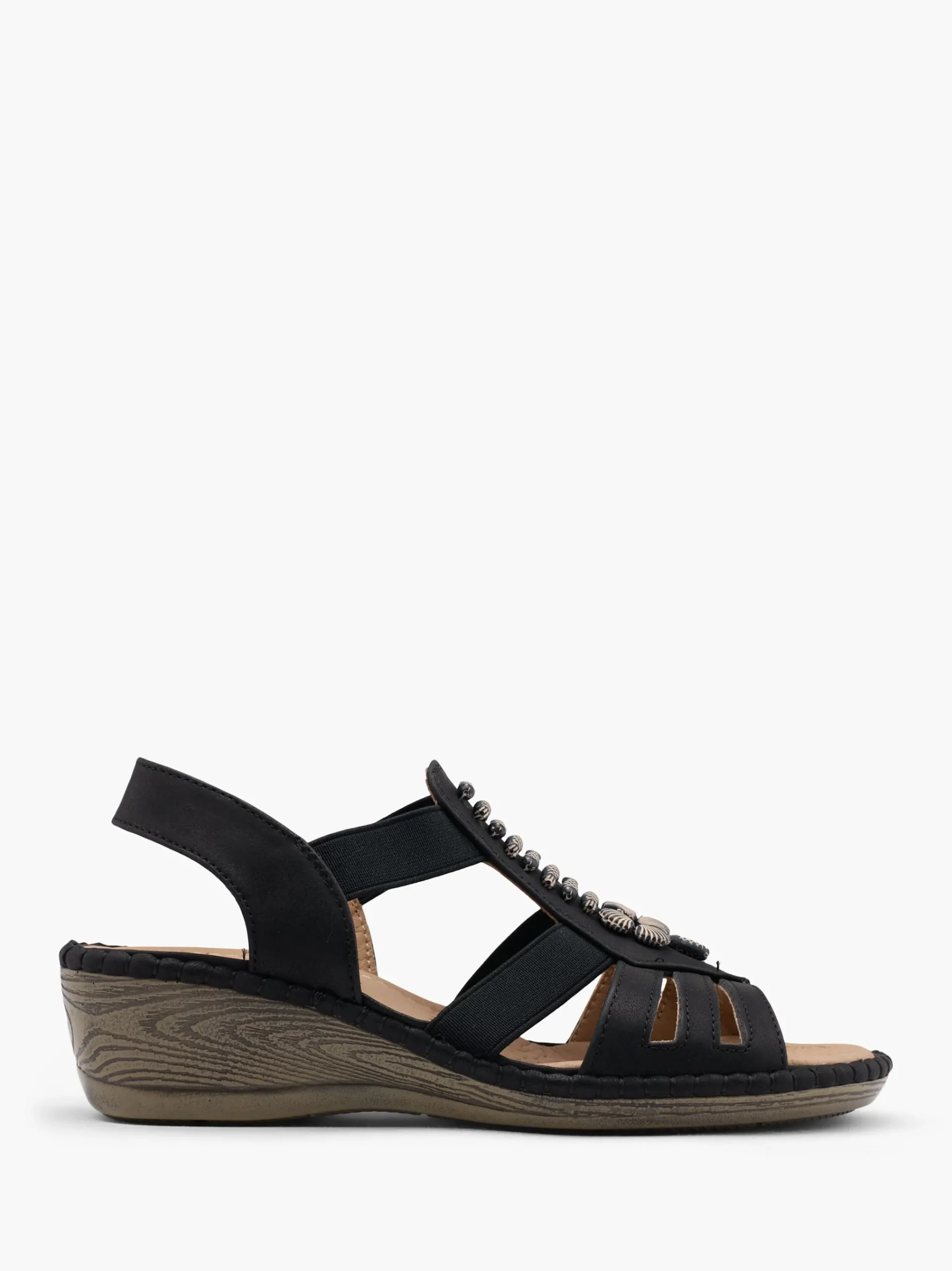 Online Easy Street Sandalo Nero