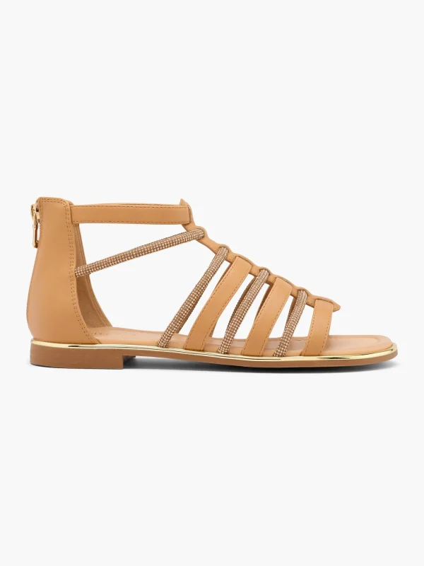 Clearance Catwalk Sandalo Cognac