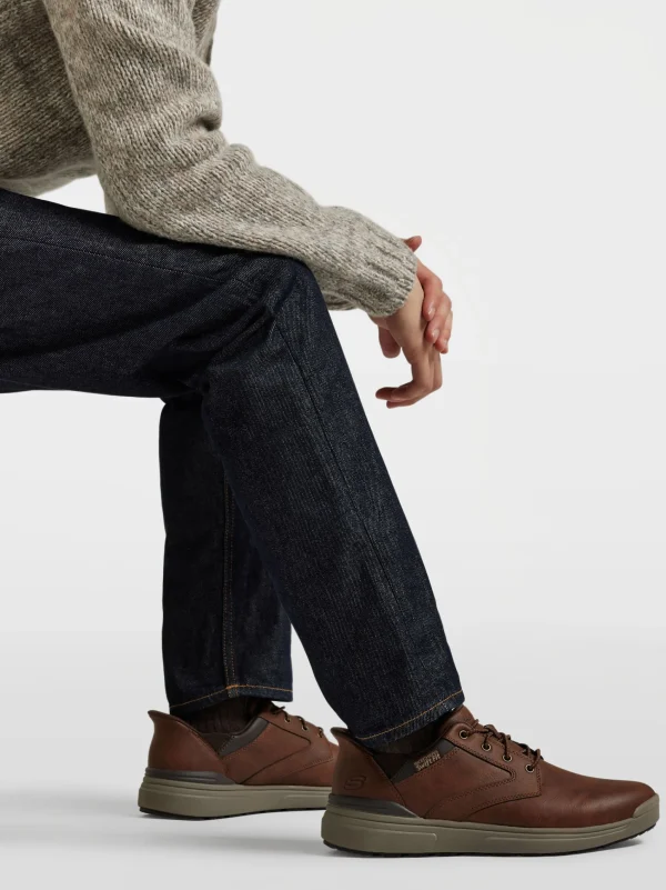 New Skechers Scarpa bassa Marrone