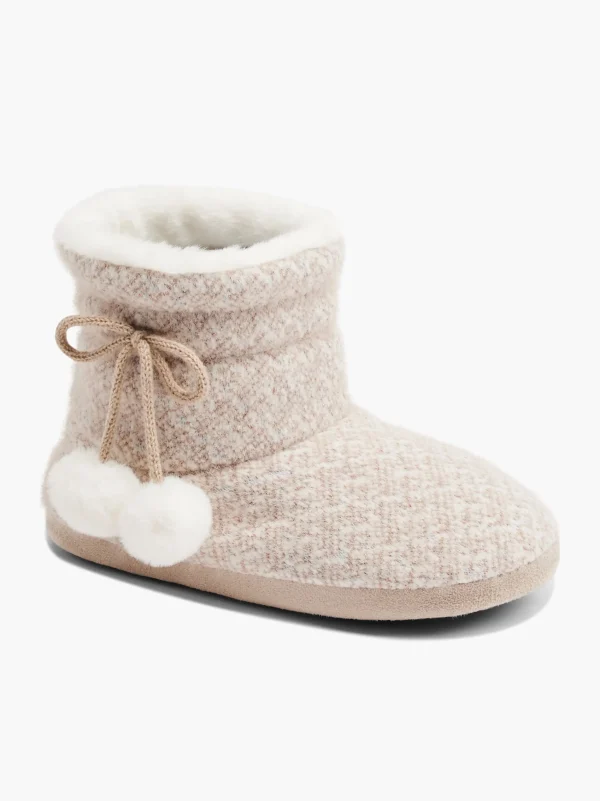 Shop ESPRIT Scarpa da casa imbottita Beige