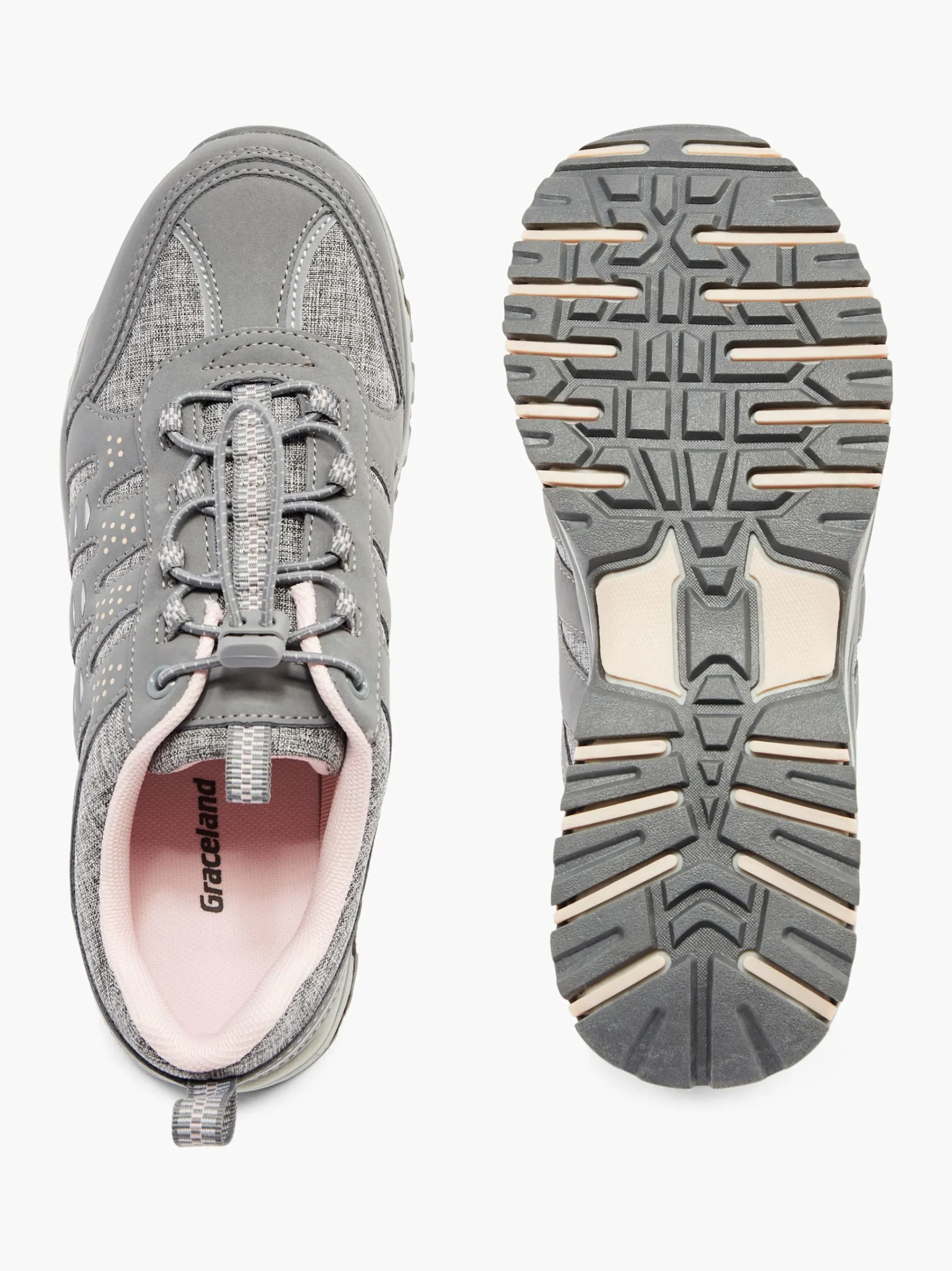 Online Graceland Scarpa da trekking Grigio chiaro