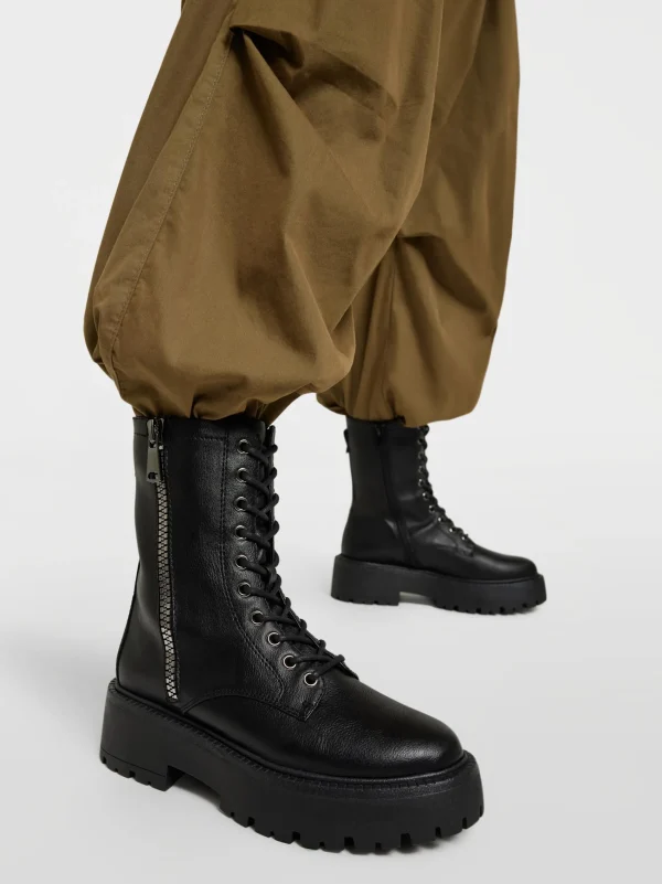 Clearance Catwalk Stivale allacciato Nero