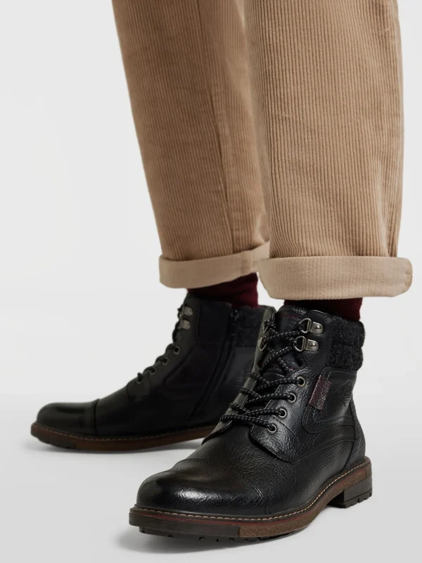 Cheap AM SHOE Stivale allacciato Nero