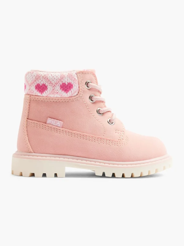 New FILA Stivale allacciato Rosa