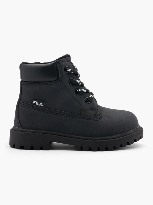 Cheap FILA Stivale allacciato Nero