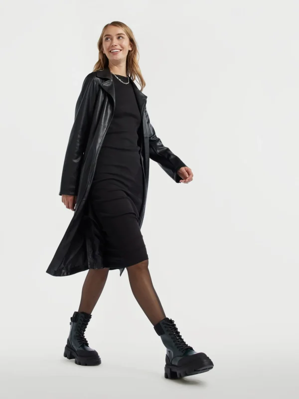 Cheap Catwalk Stivale allacciato Verde scuro