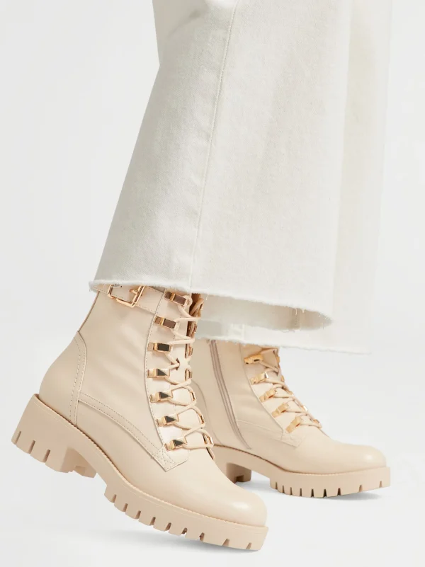 Discount Graceland Stivale allacciato Beige