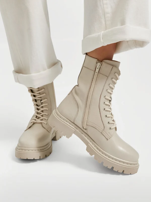 Clearance OXMOX Stivale allacciato Beige