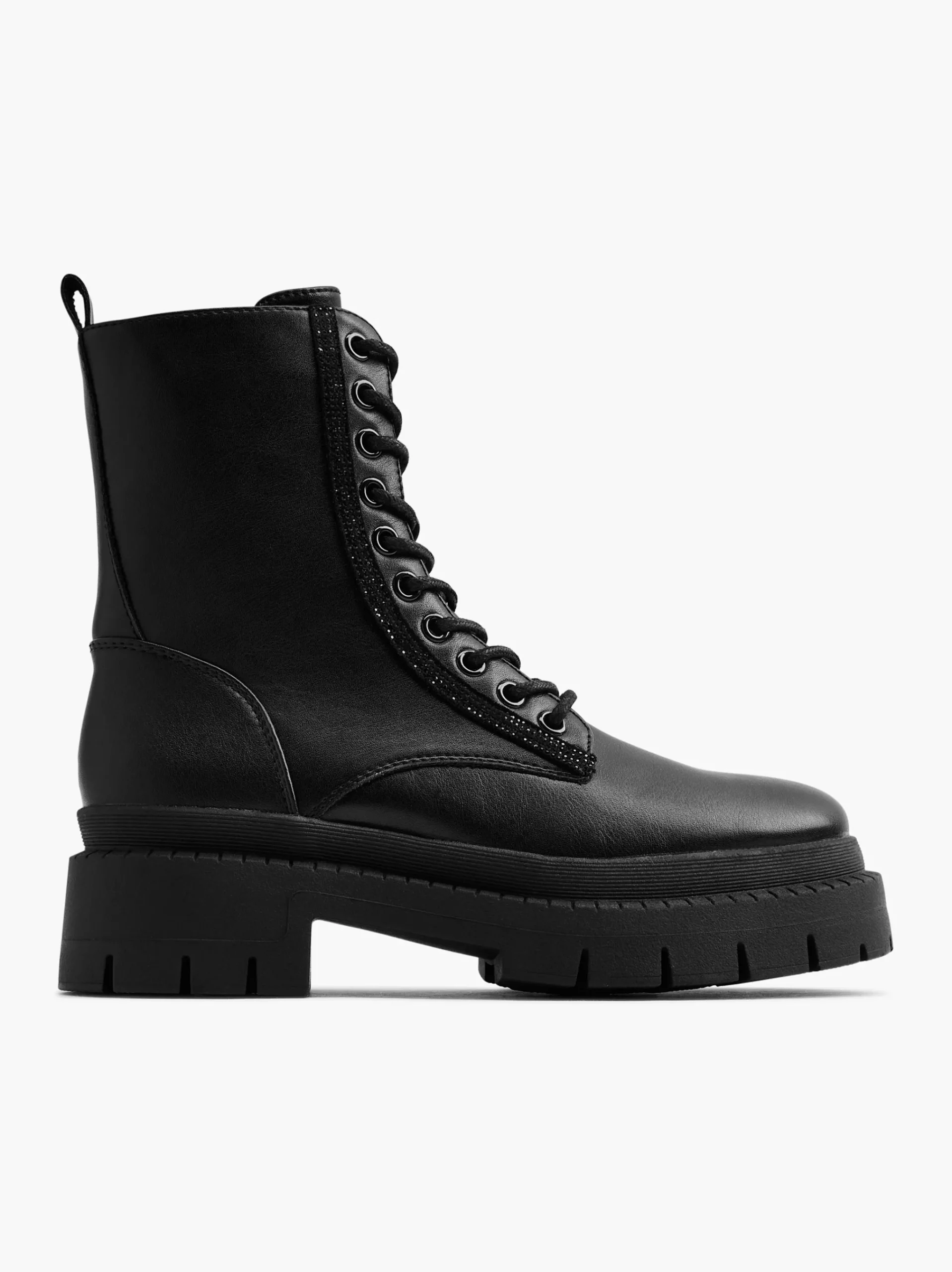 Discount Catwalk Stivale allacciato Nero