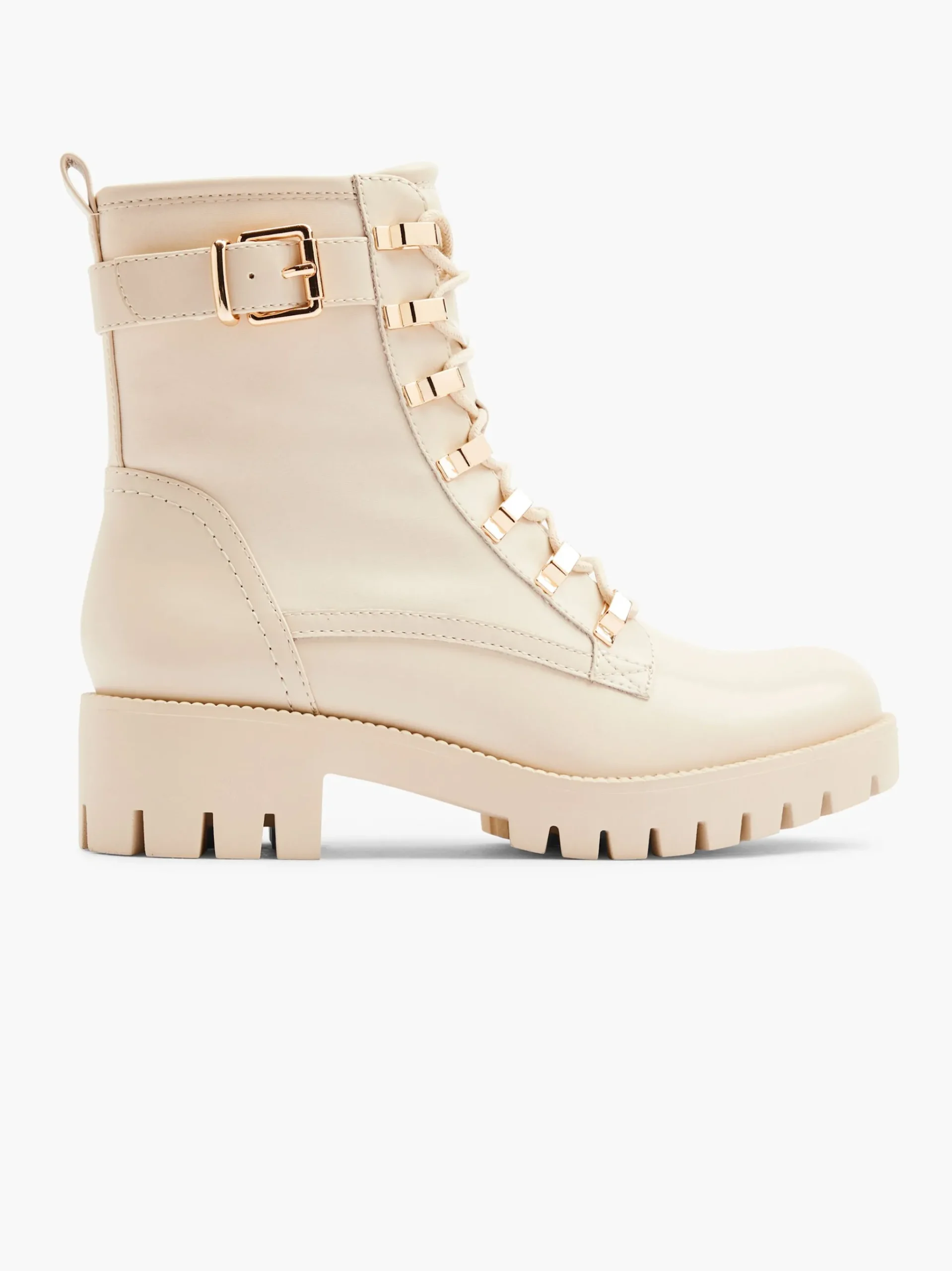 Discount Graceland Stivale allacciato Beige