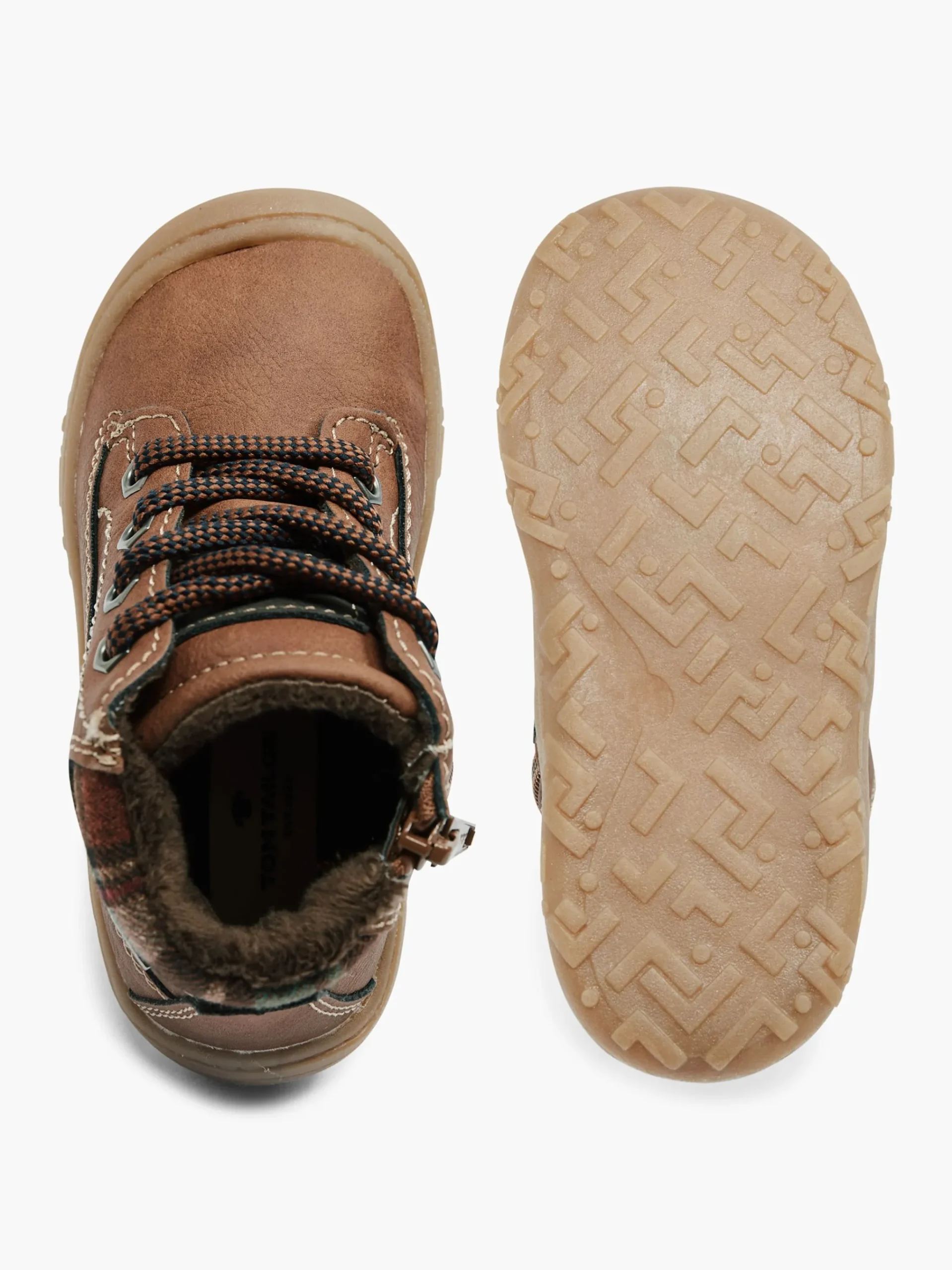 Clearance TOM TAILOR Stivale allacciato Marrone