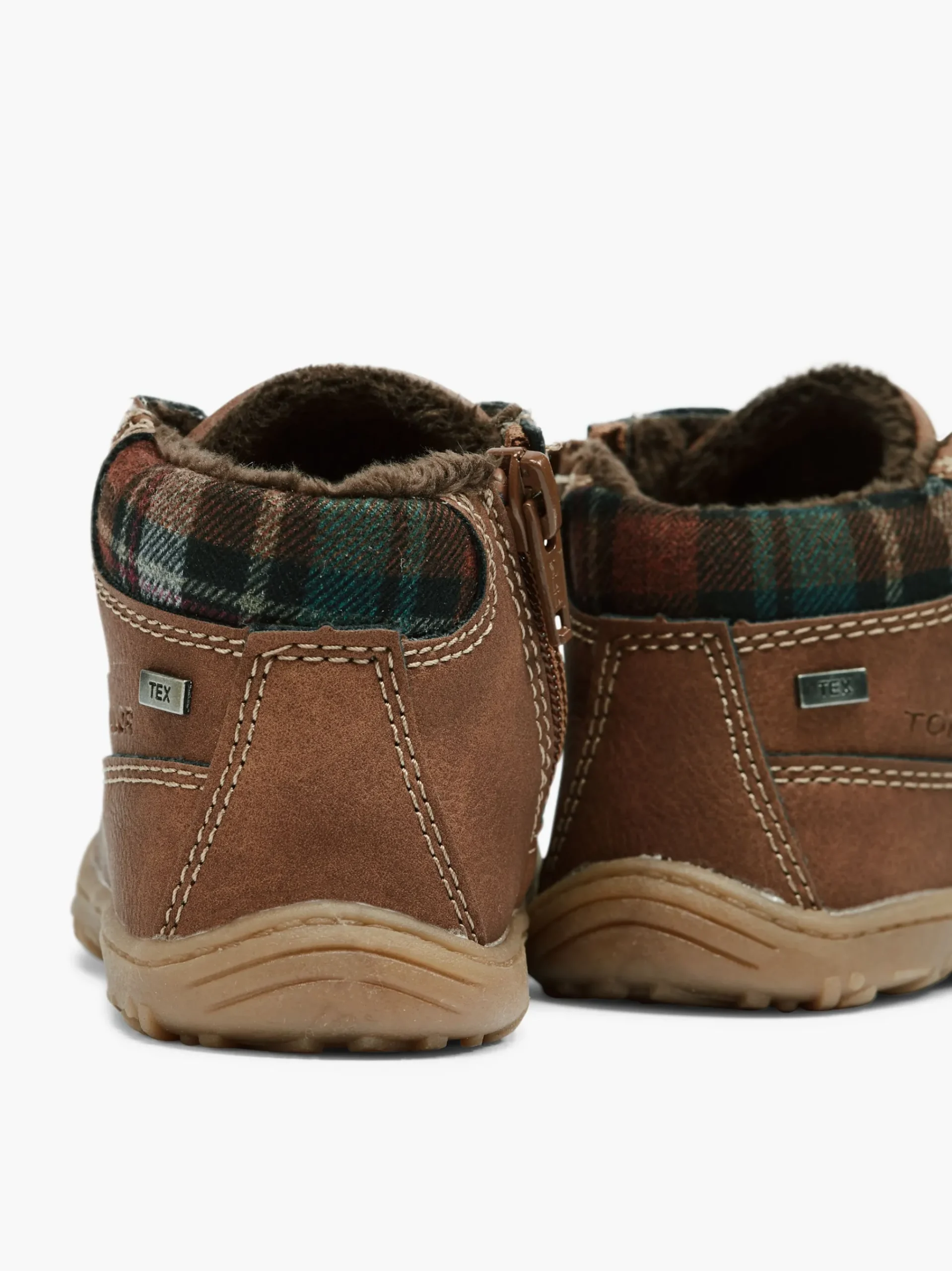 Clearance TOM TAILOR Stivale allacciato Marrone