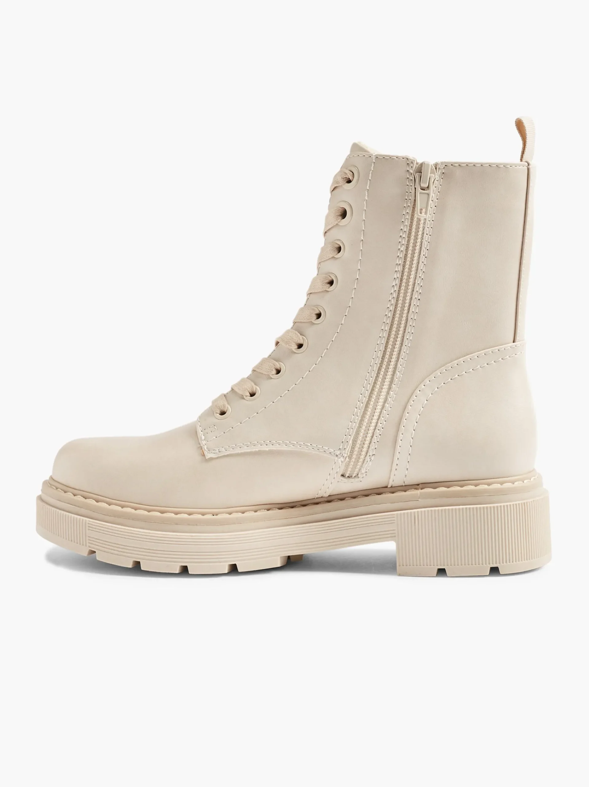 Online Graceland Stivale allacciato Beige