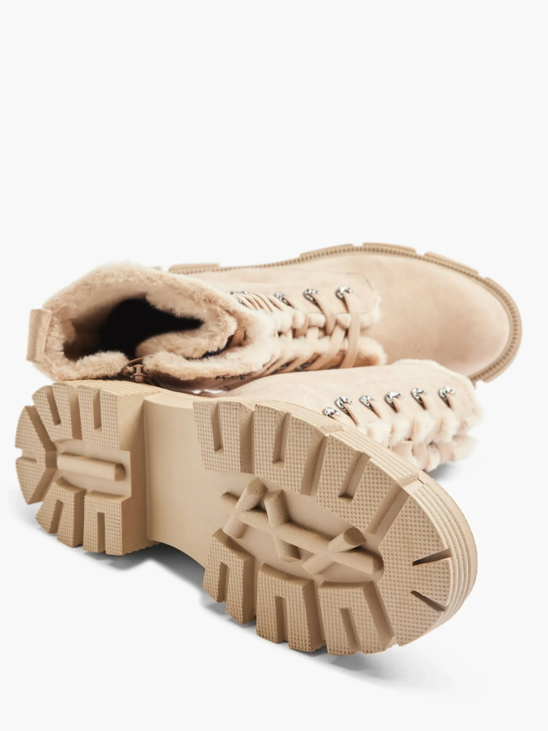 Hot Catwalk Stivale allacciato Beige