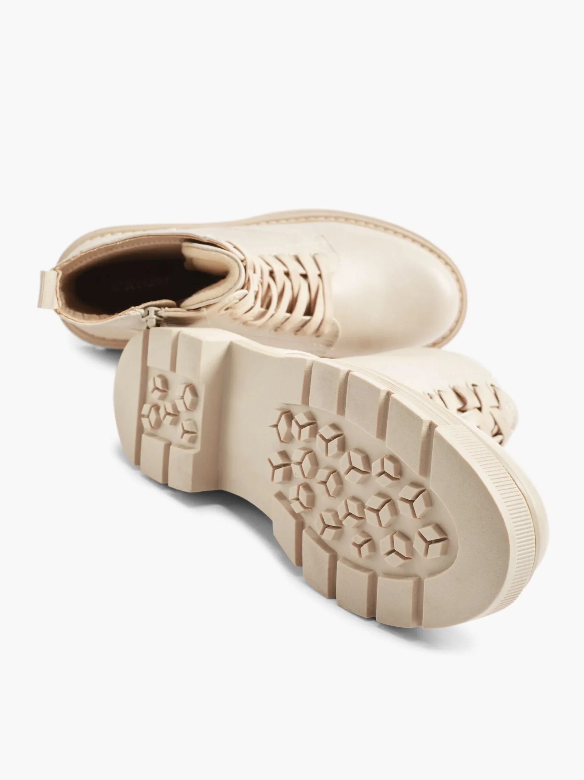 Online Graceland Stivale allacciato Beige