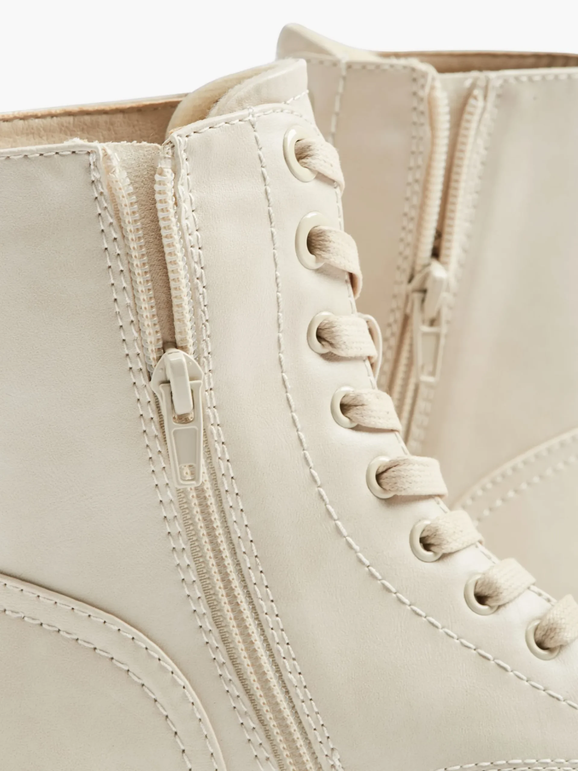 Online Graceland Stivale allacciato Beige