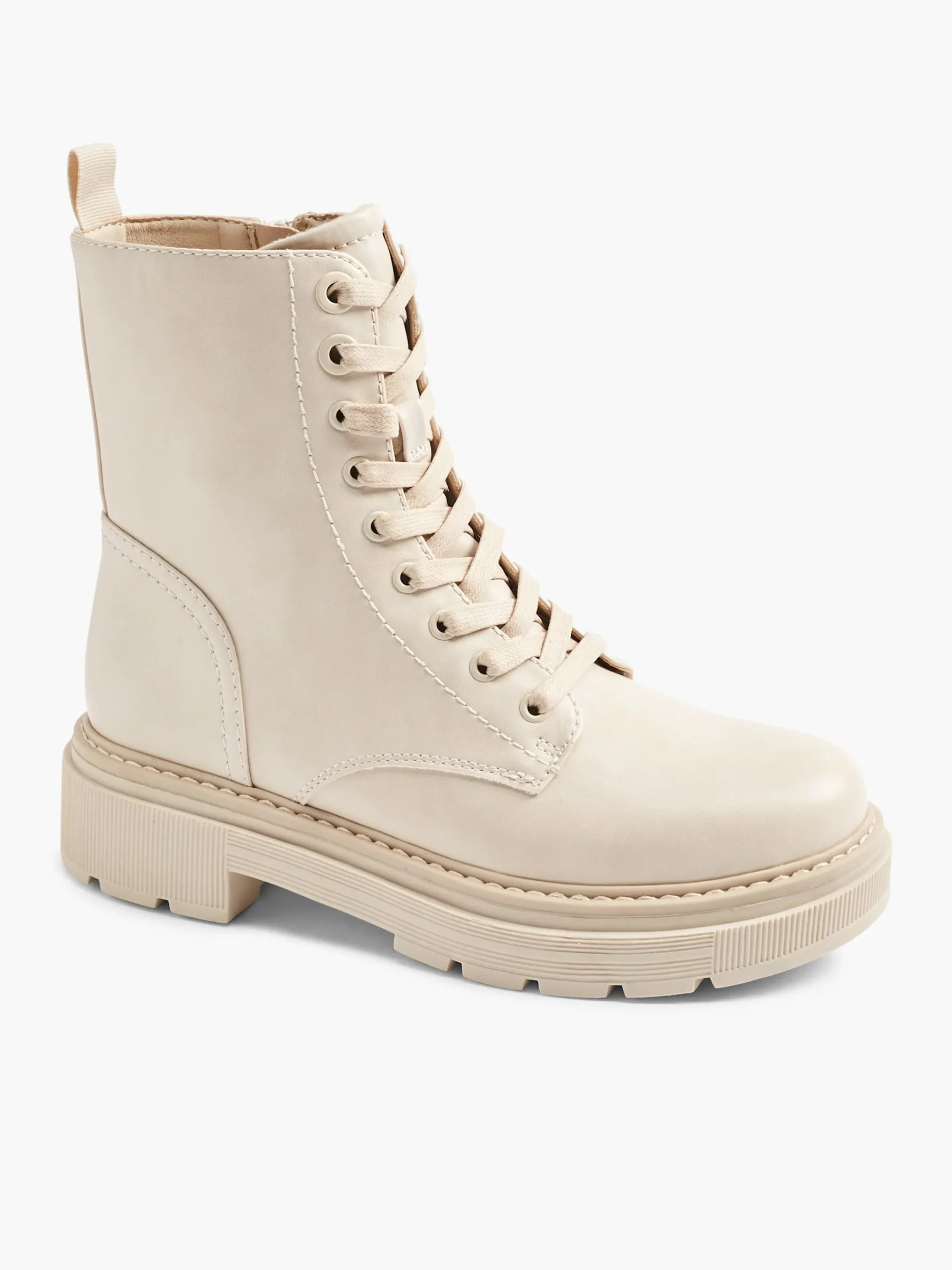 Online Graceland Stivale allacciato Beige