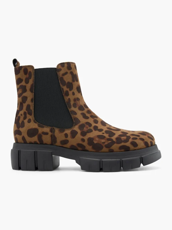 Fashion Catwalk Stivale Chelsea Marrone