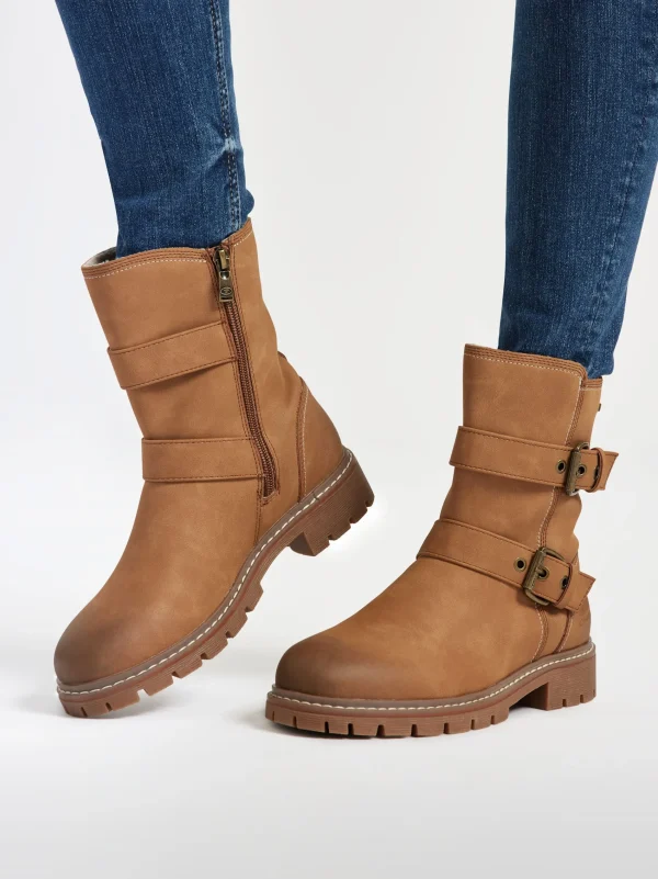 Fashion TOM TAILOR Stivale invernale Cognac